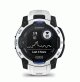 Instinct 3 – 45 mm, Solar Whitestone with Whitestone/Bolt Blue Band - 010-02934-03 - Garmin